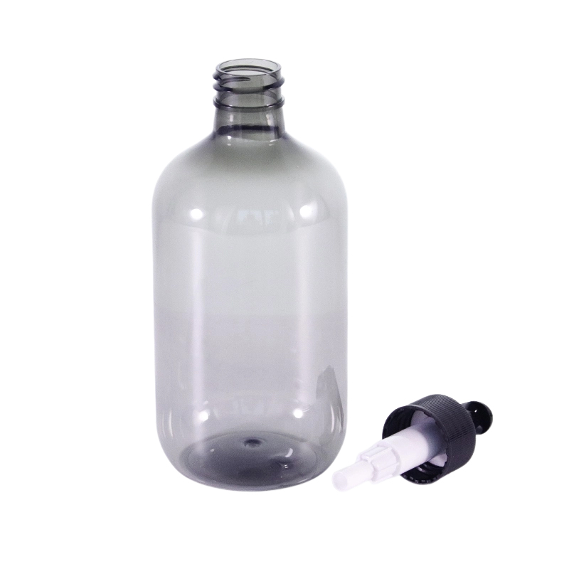 Transparente Lotionsflasche aus Kunststoff