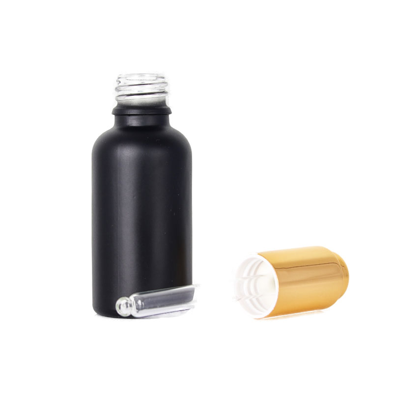 30 ml runde Glasflasche mit ätherischen Ölen für Kosmetik