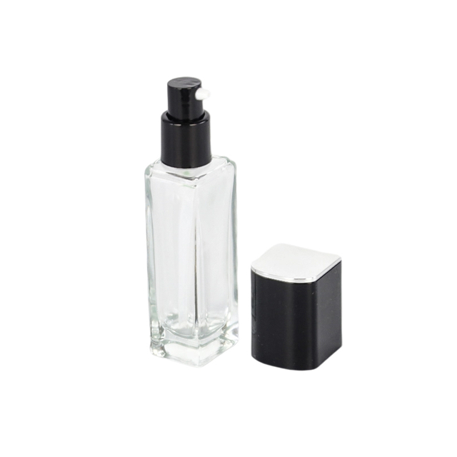 Travel Square Glas Lotion Flasche zum Verkauf