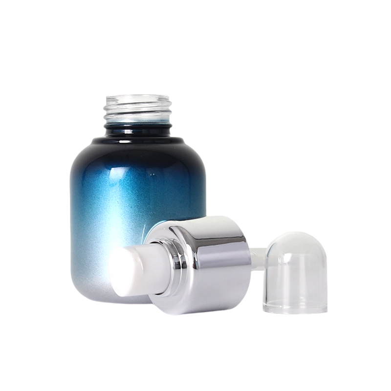 1 Unze Luxus-Glasflasche mit Lotion und Pumpe