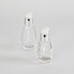 1 oz umweltfreundliche Lotionflasche aus Glas mit Pumpe