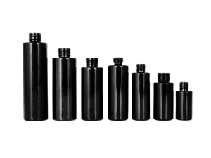 5–100 ml leere schwarze Glas-Tropfflaschen im Großhandel
