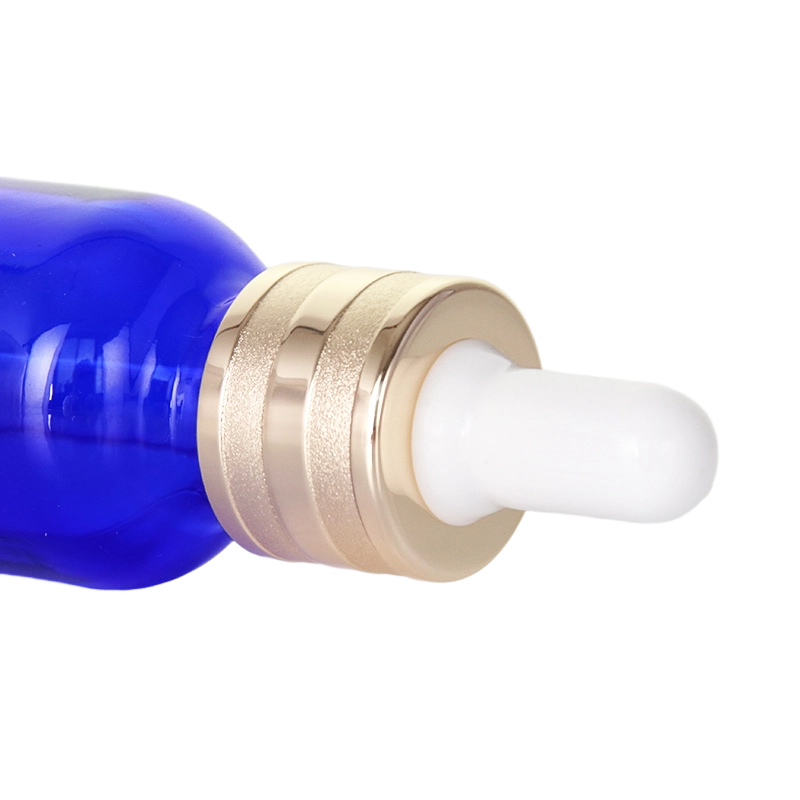 30 ml blaue Glasflasche mit ätherischen Ölen für den täglichen Gebrauch